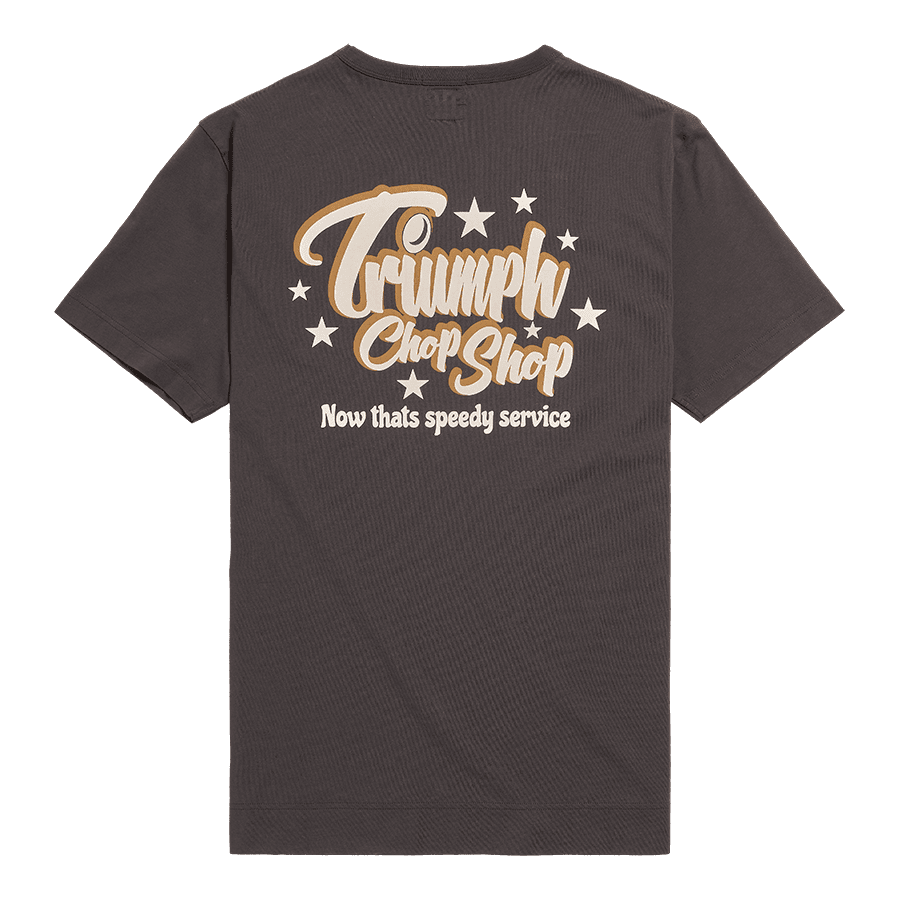 Chop Shop Tee in Charcoal