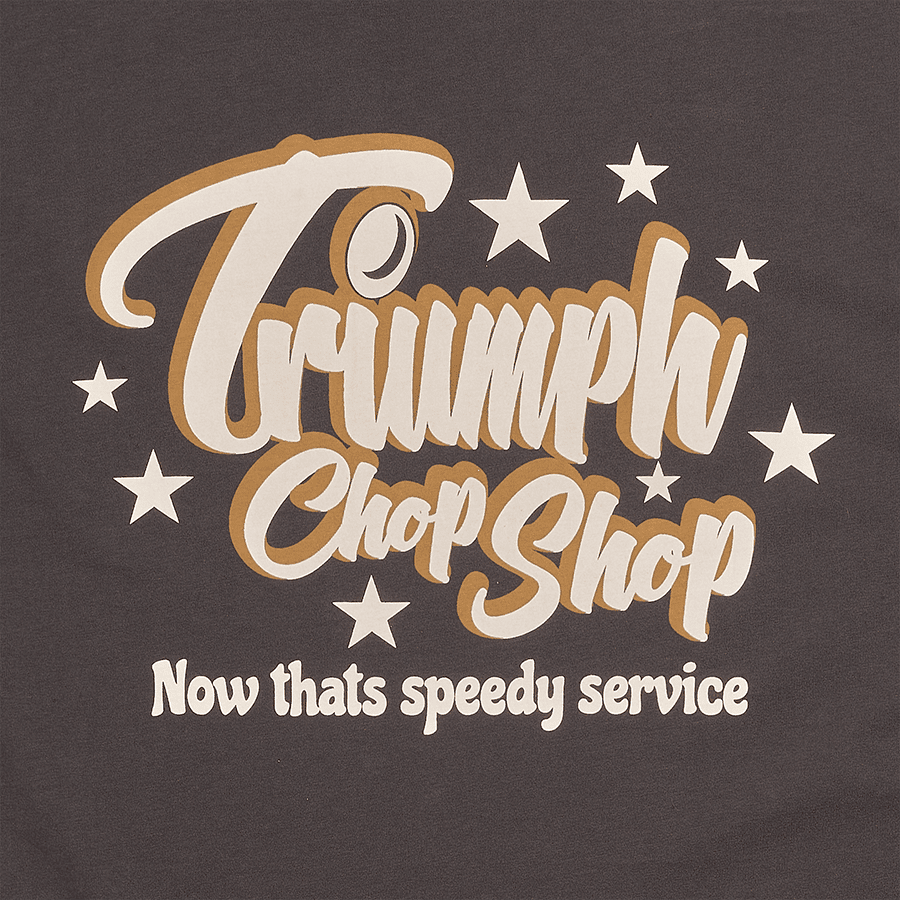 Chop Shop Tee in Charcoal
