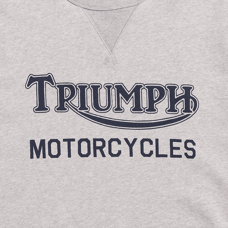Nicks Short Sleeve Sweatshirt in Silver Marl