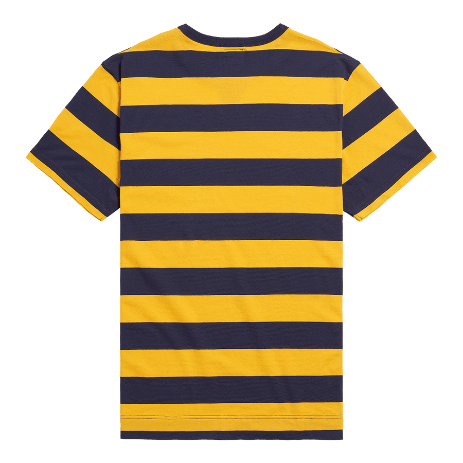 T-shirt rayé Bratt doré patiné et indigo