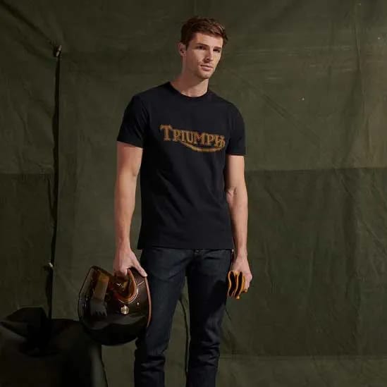 Fork Seal Heritage Logo Tee in Black