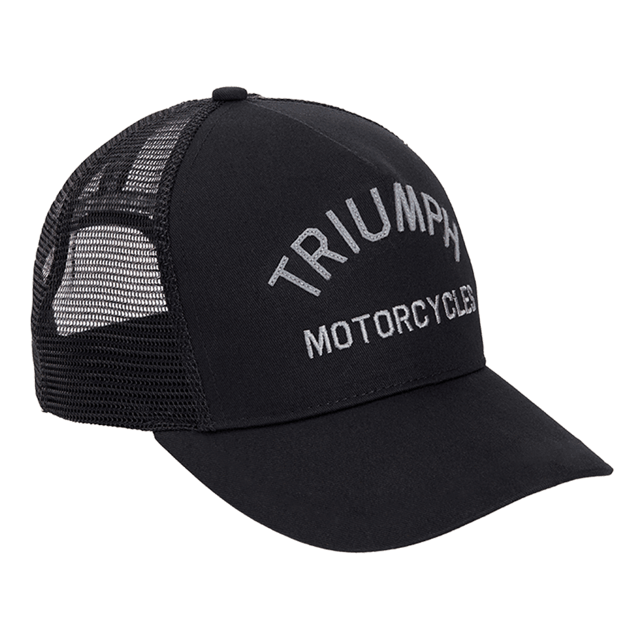Coast Trucker Cap in Black and Grey