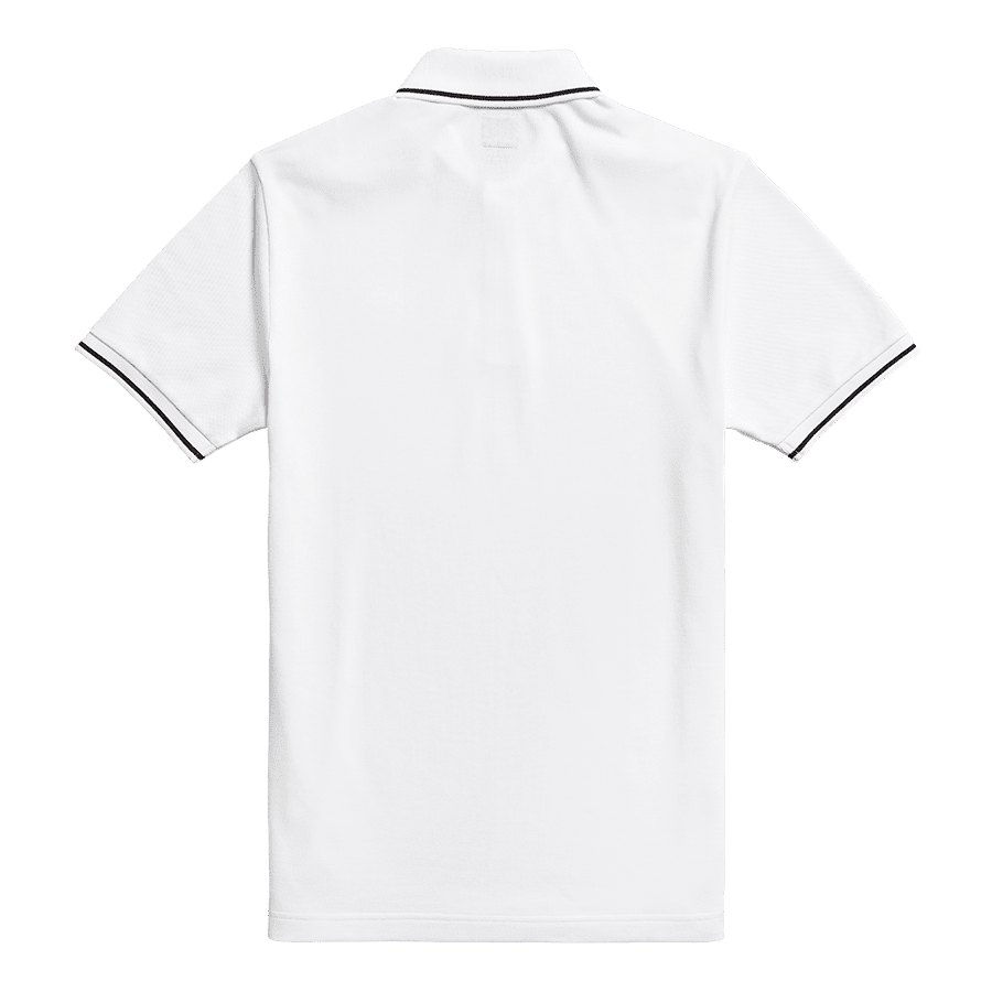 Lustleigh Woven Label Polo Shirt White