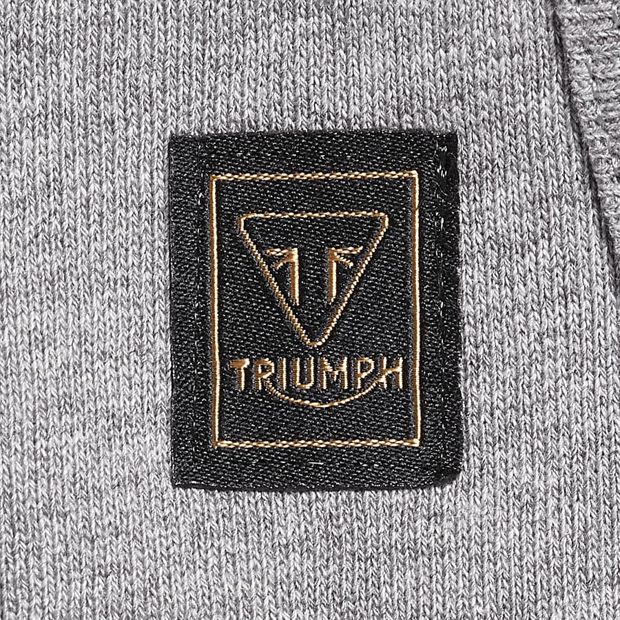 Lavenham Full-Zip Hoodie in Grey