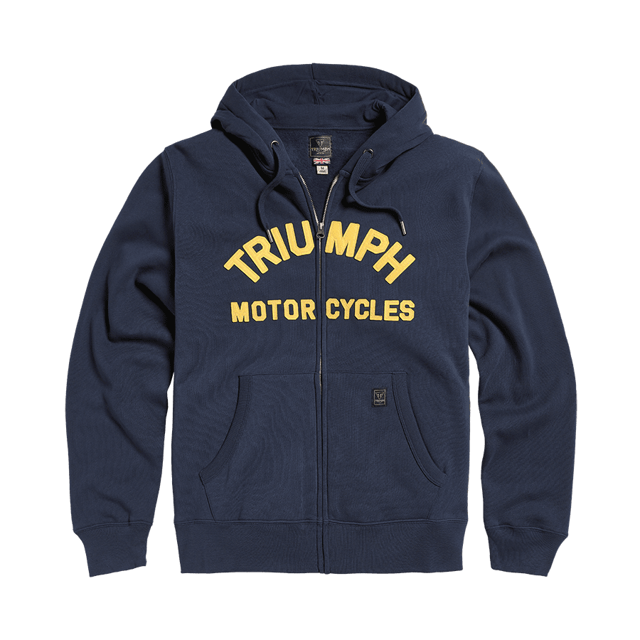Lavenham Full-Zip Hoodie in Navy