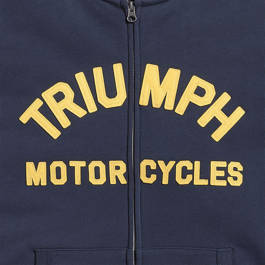 Lavenham Full-Zip Hoodie in Navy