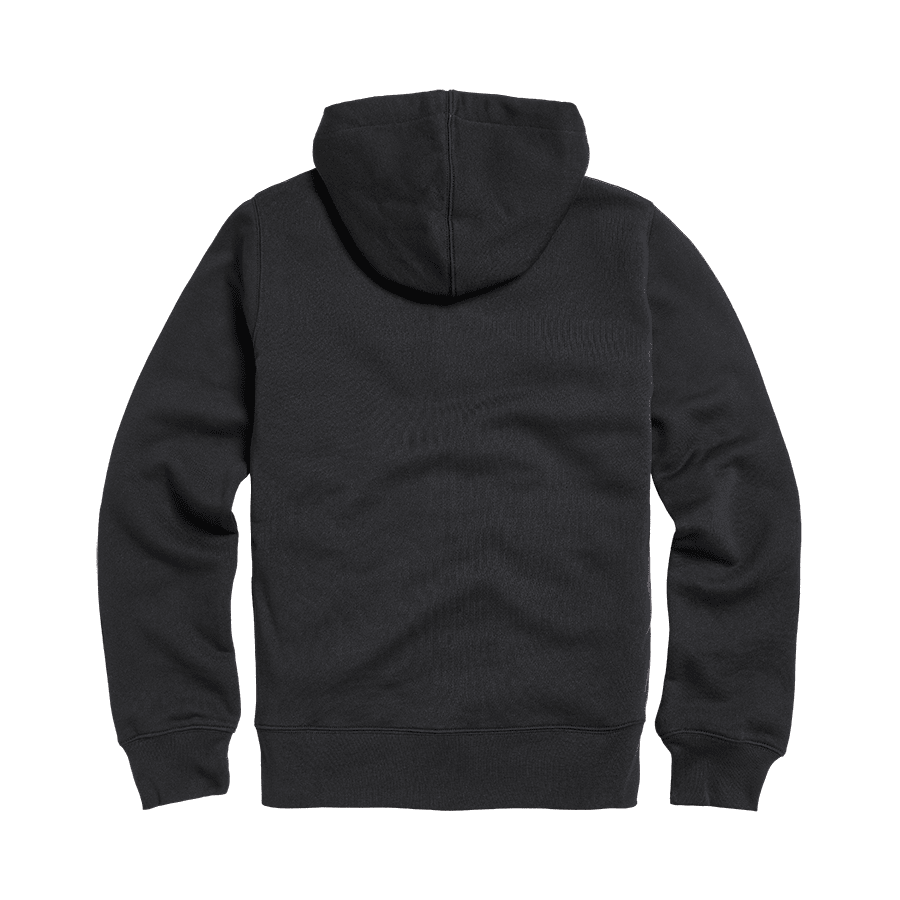 Lymm Womens Full-Zip Hoodie in Black