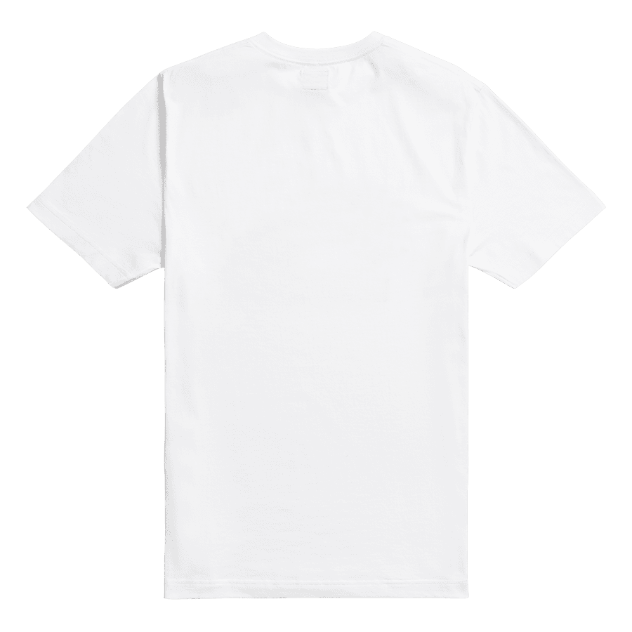 Burnham Arch Logo Printed Tee in White