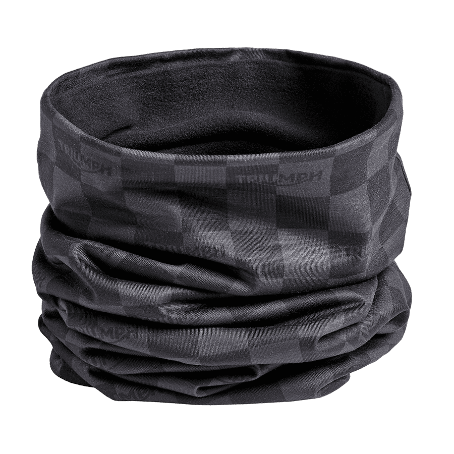 Tread Neck Tube in Black and Grey