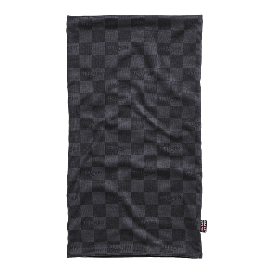 Tread Neck Tube in Black and Grey