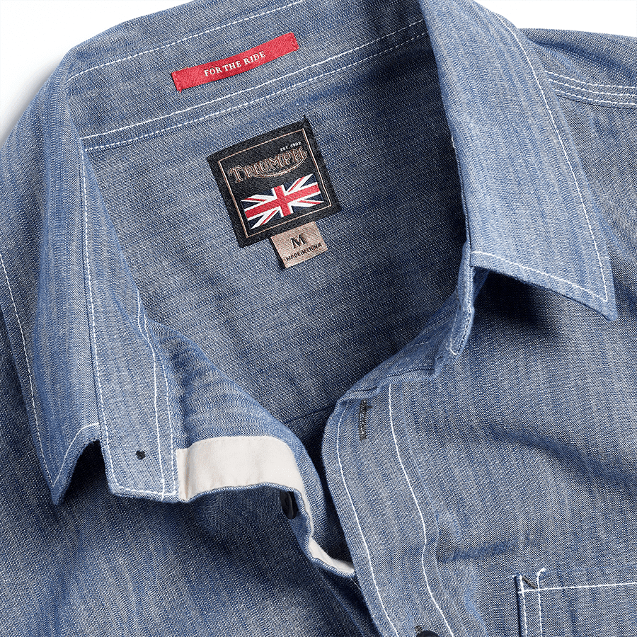 Axle Chambray Worker Shirt Indigo