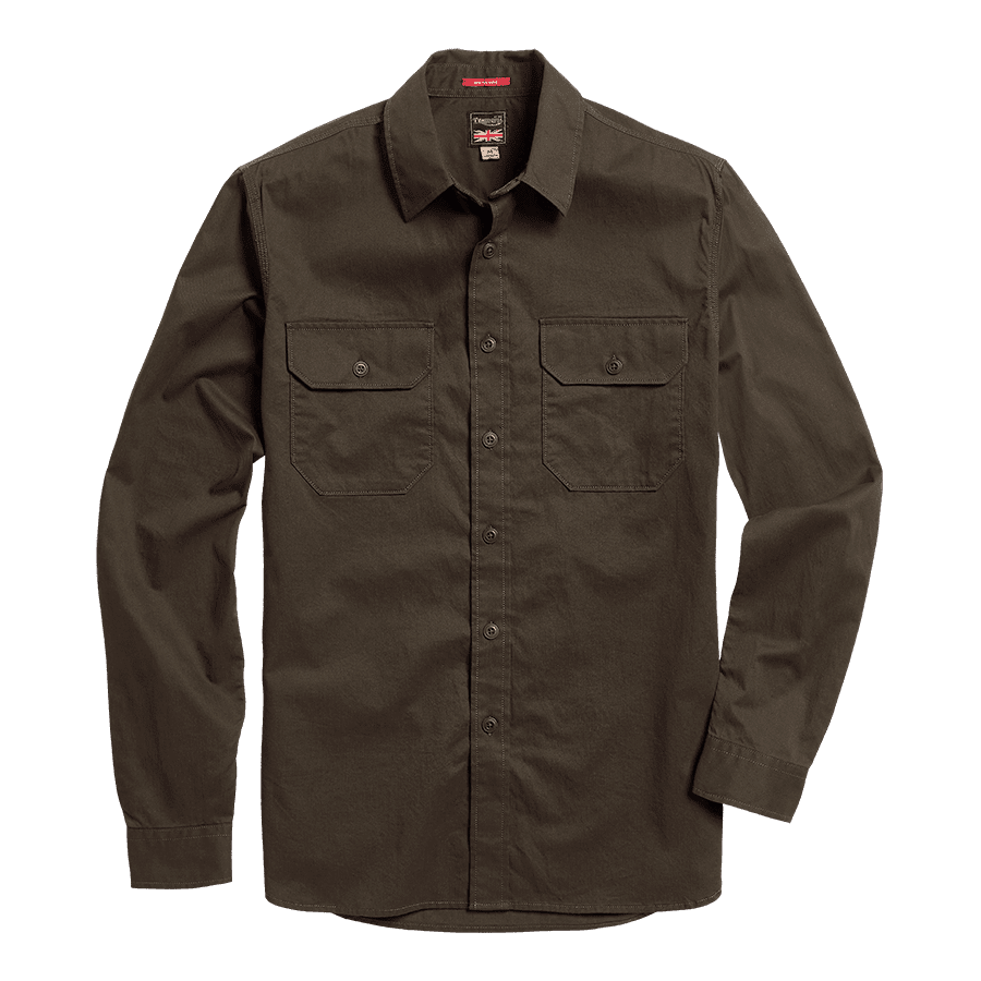 LLSS20009 Black Shirt with two Front Pockets 