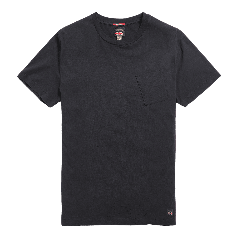 Spark Plug Slub Pocket T-Shirt Black