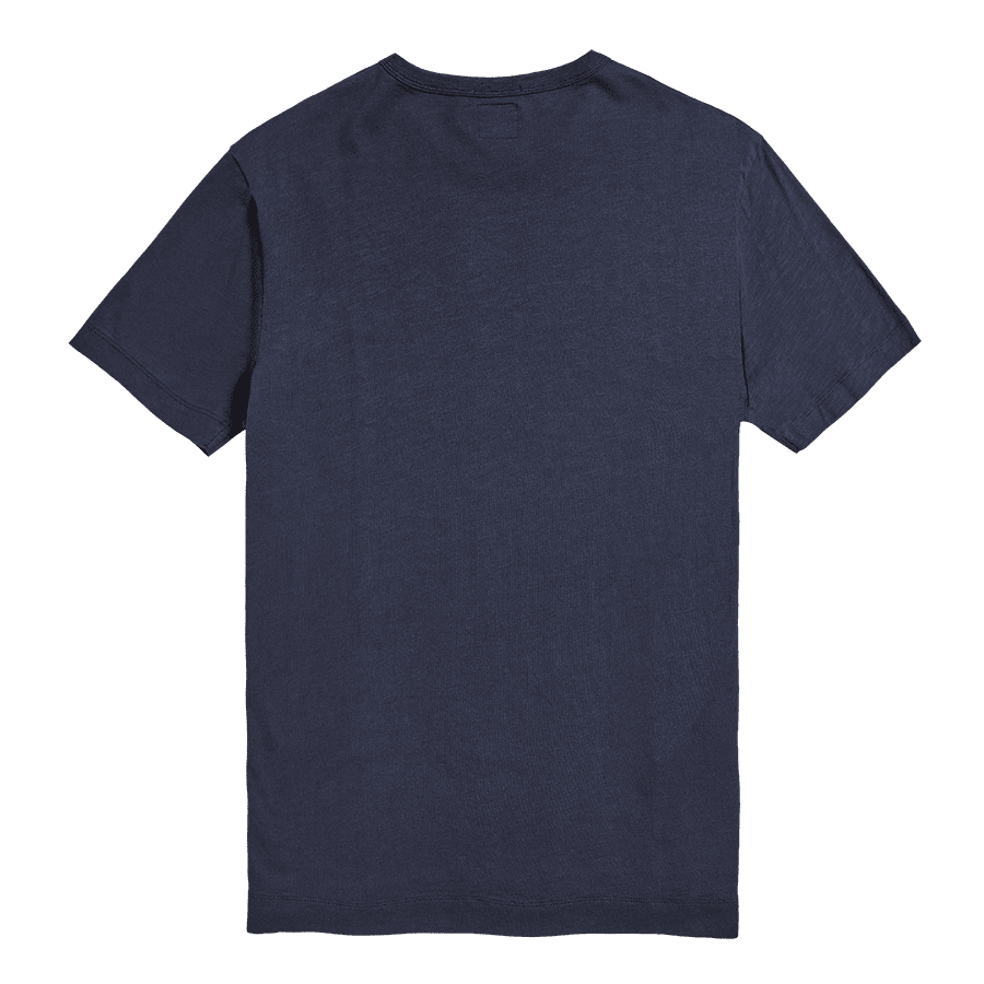 Fork Seal Heritage Logo Tee in Indigo