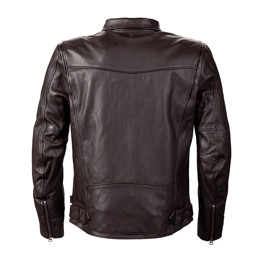 Vance Brown Leather Motorcycle Jacket