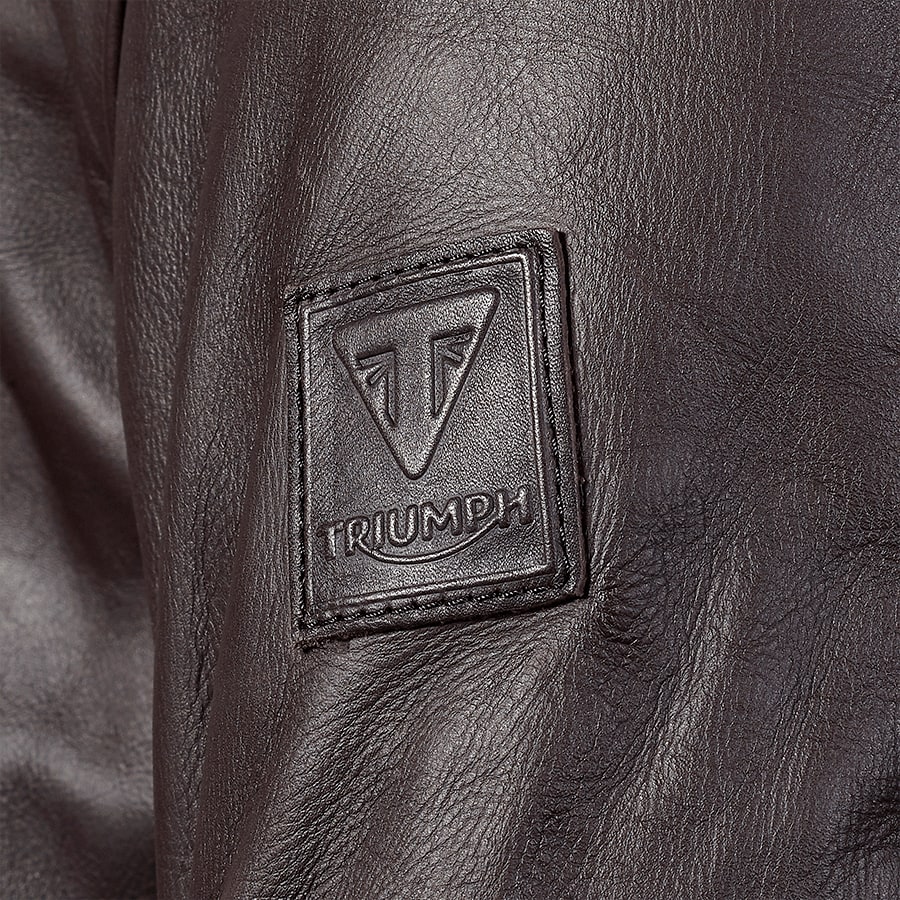 Vance Brown Leather Motorcycle Jacket