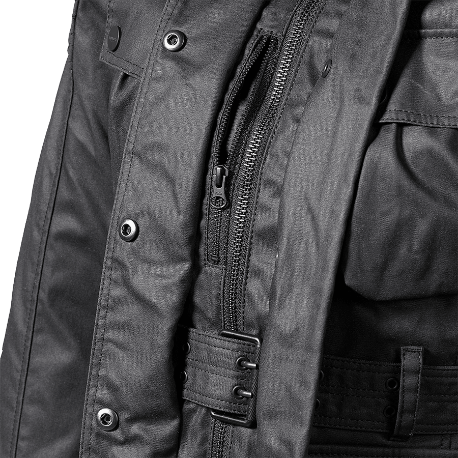 Beck Womens Motorcycle Jacket in Black