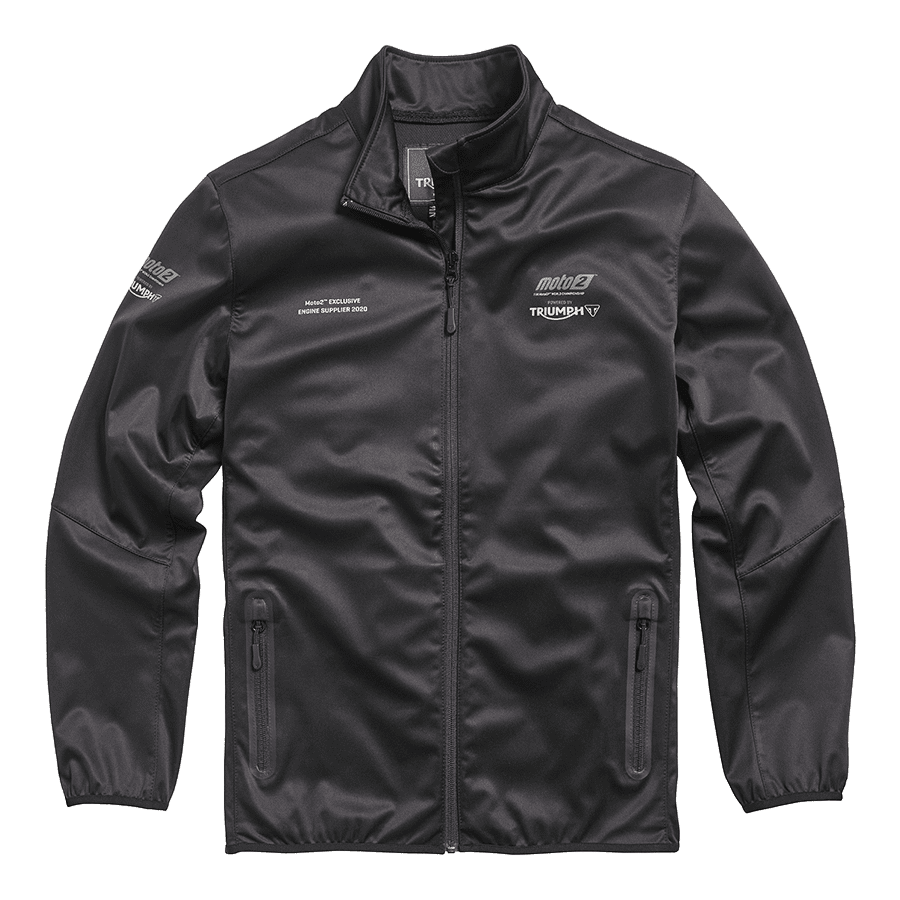 Triumph MOTO 2 2020 Black soft shell zip Jacket