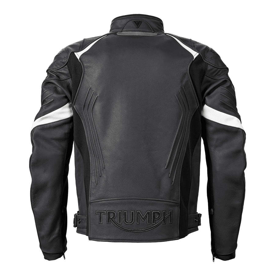 Triple Black Leather Motorcycle Jacket