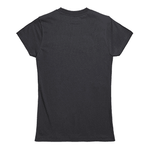 Gwynedd Womens Embroidered Tee in Black