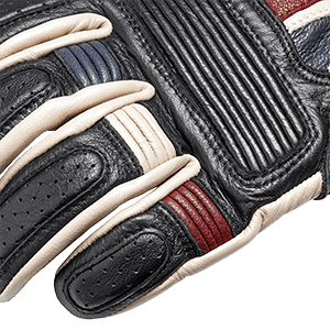 Flag Leather Motorcycle Gloves