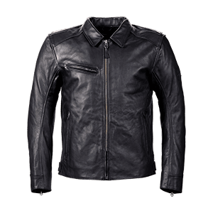 Vance Black Leather Motorcycle Jacket