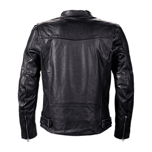 Vance Black Leather Motorcycle Jacket