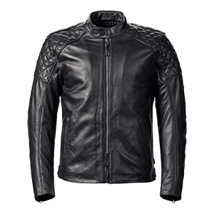 Braddan Leather Motorcycle Jacket - All Black