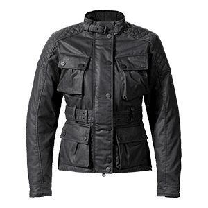 Beck Womens Motorcycle Jacket in Black
