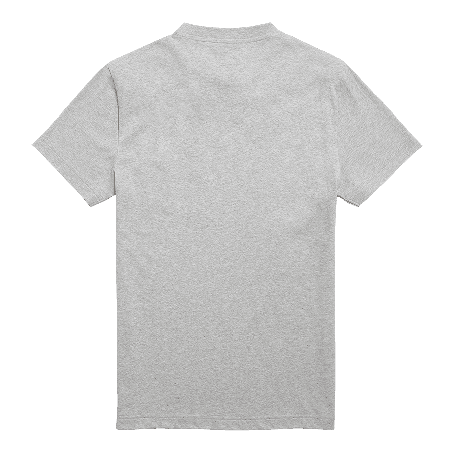 Burnham Arch Logo Print Tee Grey