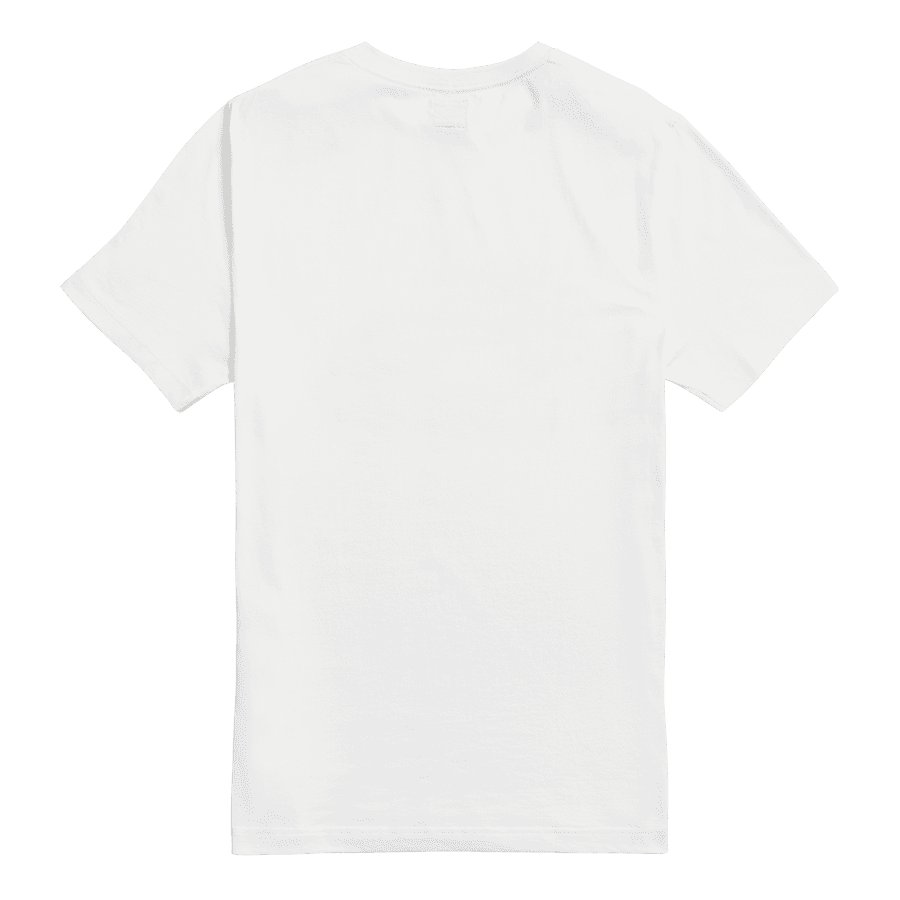 Helston Printed Logo Tee White