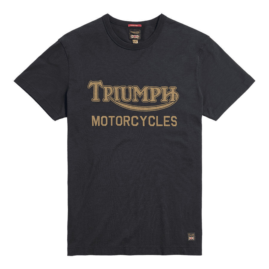 Barwell Printed Tee in Black