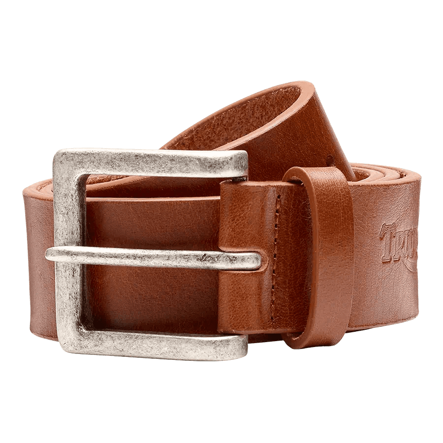 Belt Coiled Brown Gallery flat shot