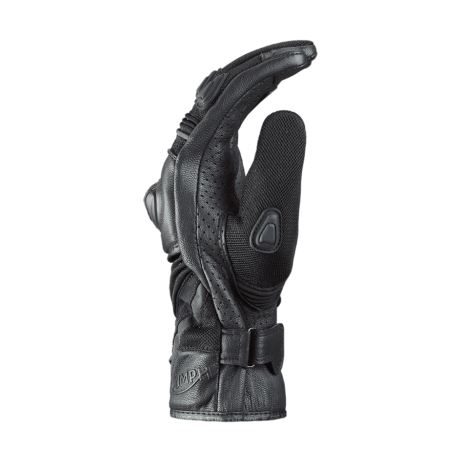 Pitsford Perforated Leather Gloves Black