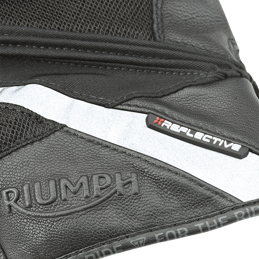 Pitsford Perforated Leather Gloves Black
