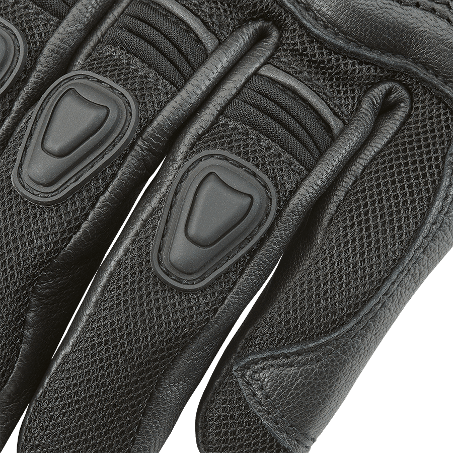 Pitsford Perforated Leather Gloves Black