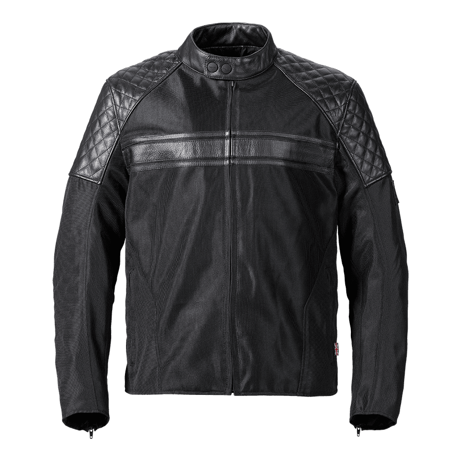 Braddan Mesh Motorcycle Jacket Black
