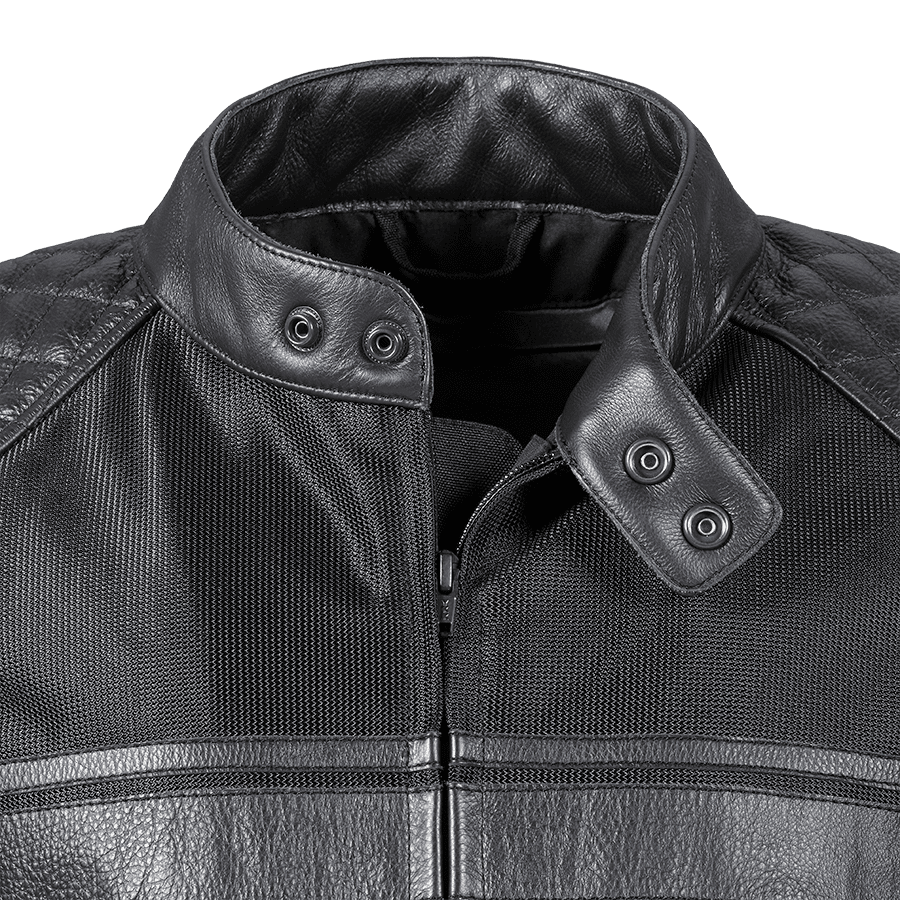 Braddan Mesh Motorcycle Jacket Black