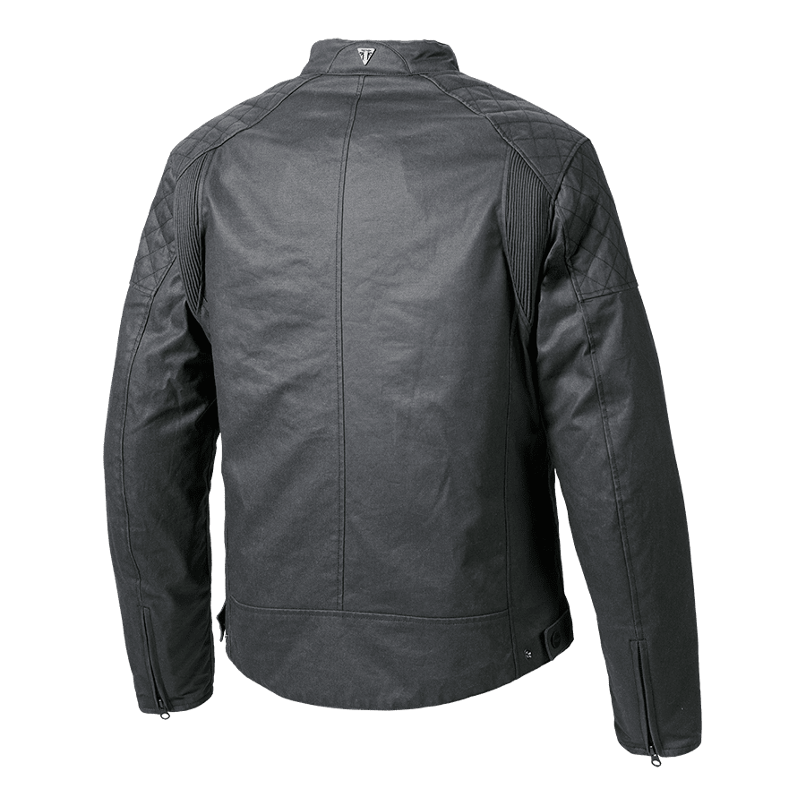 Braddan Wax Motorcycle Jacket in Black