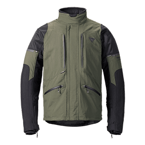 Triumph Motorcycle Adventure Clothing Cranbourne Jacket Khaki Front Flat Shot