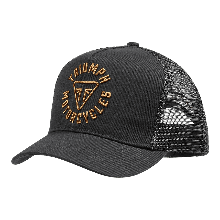 TAYLOR TRUCKERKAPPE - BESTICKT, SCHWARZ UND GOLD