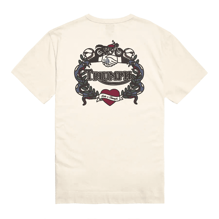 Lola x Triumph Tee in Bone