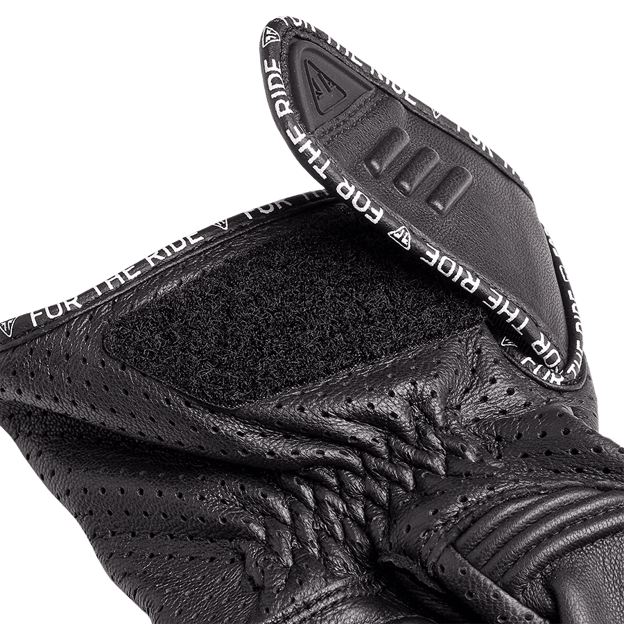 Gants De Moto En Cuir Triple Perforated