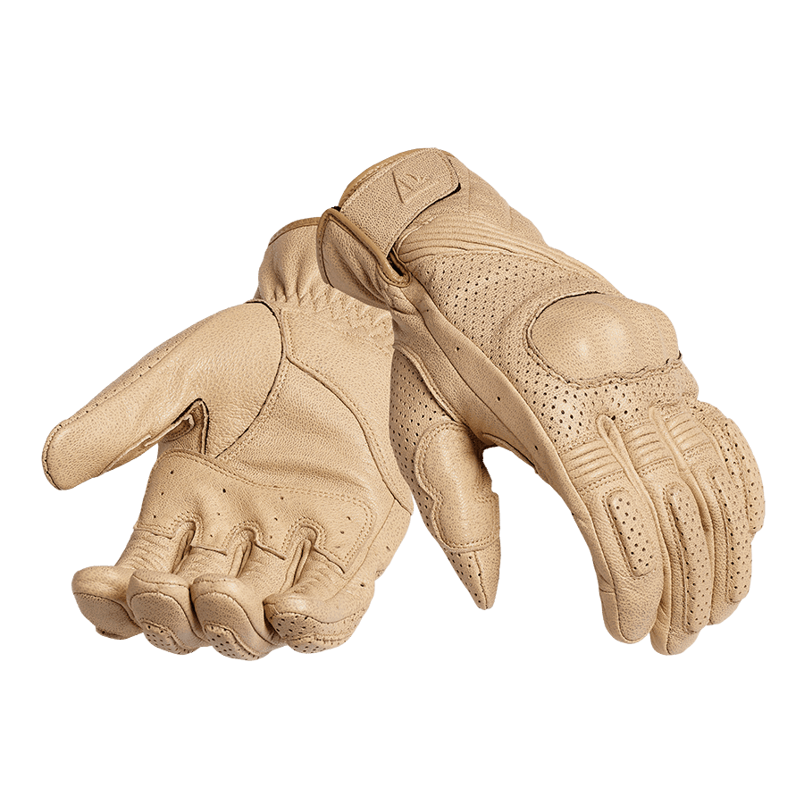 Harleston Leather Gloves with D3O® Protective Knuckles in Natural