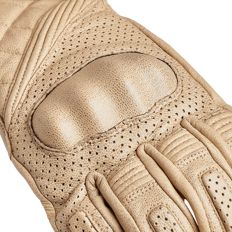 Harleston Leather Gloves with D3O® Protective Knuckles in Natural