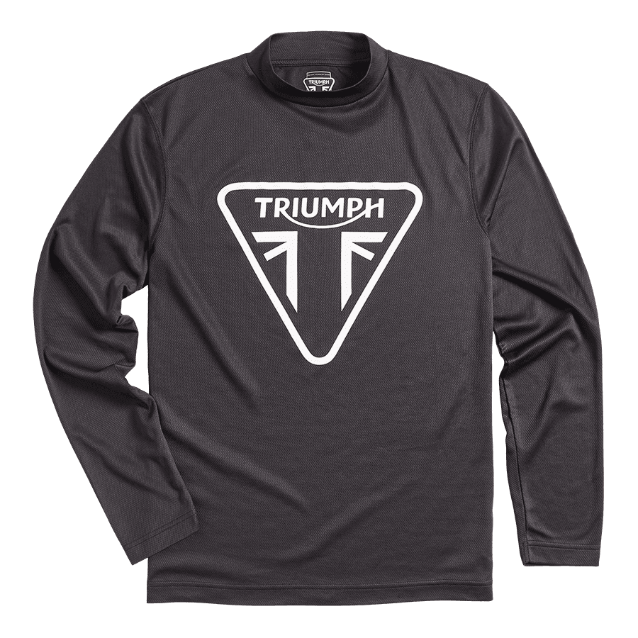 Rapid Dry Race Long Sleeve Tee in Black