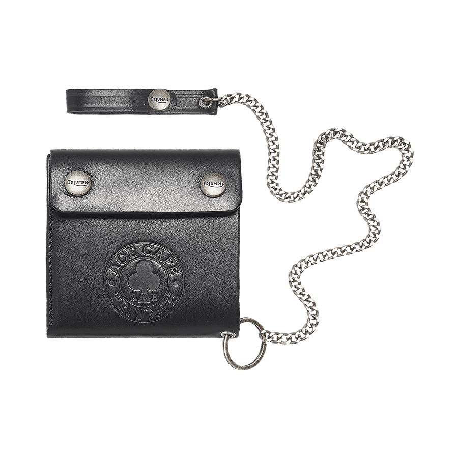 Ace Cafe Black Leather Wallet