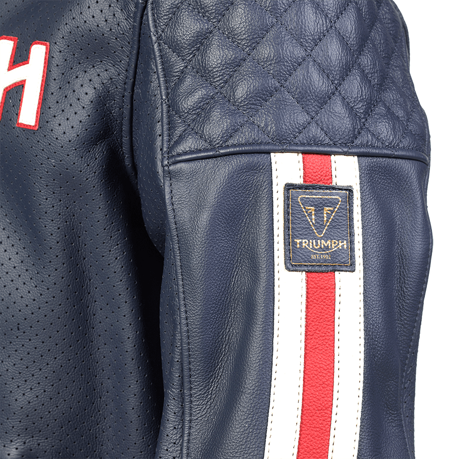 Braddan Air Race Jacket in Blue