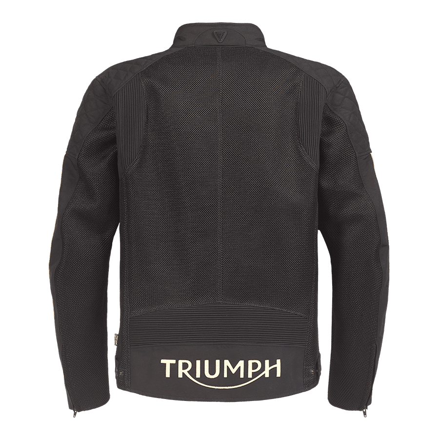 Braddan Retro Mesh Jacket in Black