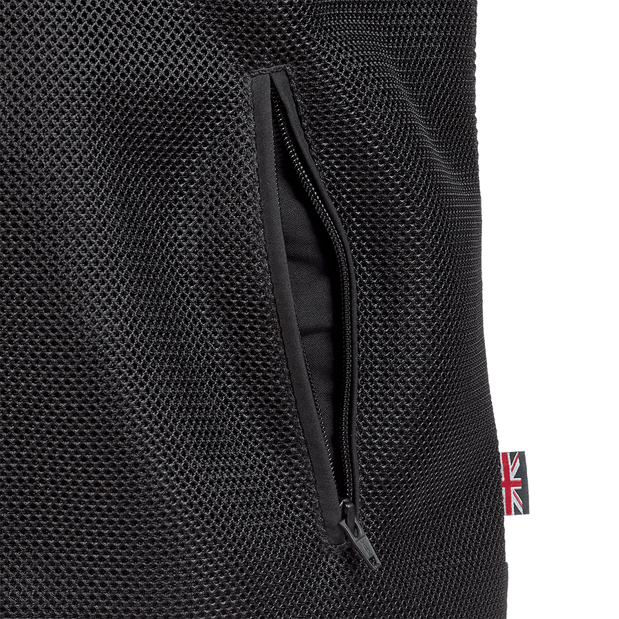 Braddan Retro Mesh Jacket in Black